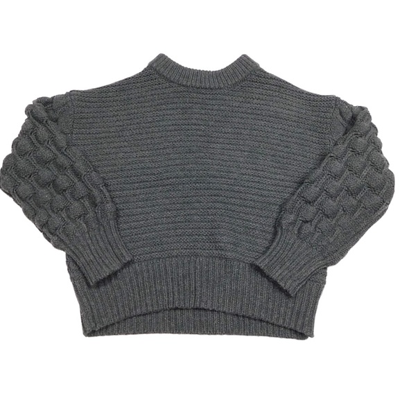 Elodie Sweaters - Elodie Bubble Sleeve Pullover Sweater